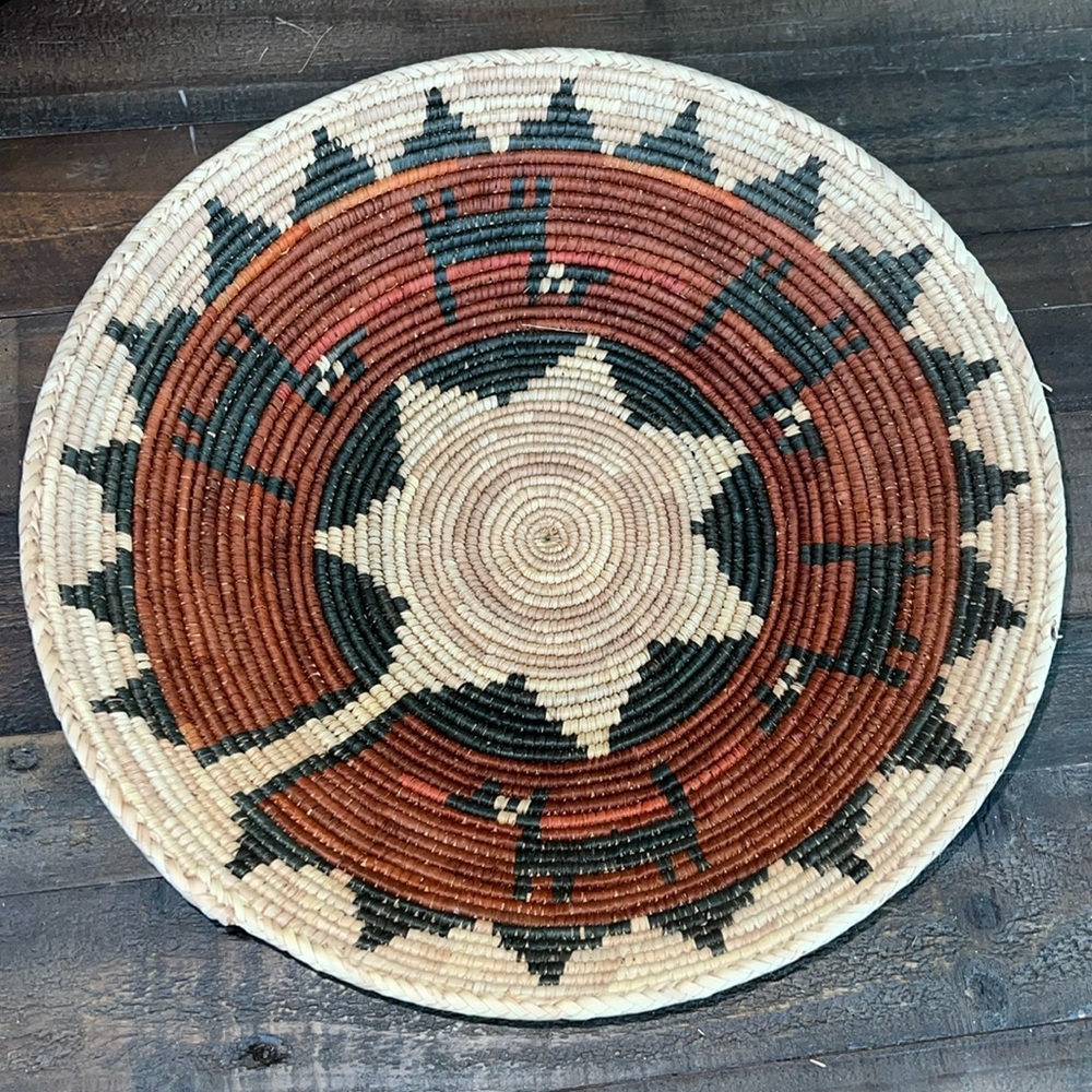 Vintage Native American Style 14” Basket